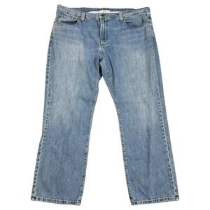 L.L. Bean 1912 Standard Fit Straight Leg Denim Jeans Size 40 x 29